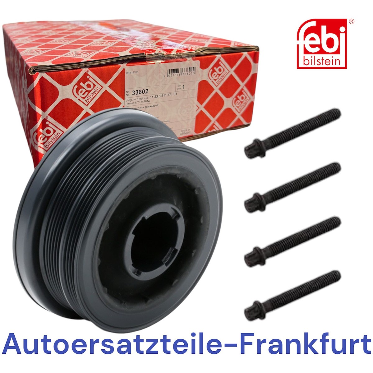 Kurbelwellen Riemenscheibe FEBI BILSTEIN RIEMENSCHEIBE, Kurbelwelle ProKit 33602 EUR 193,40 Kurbelwelle Lager