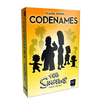 The Simpsons - Codenames Family Board Game