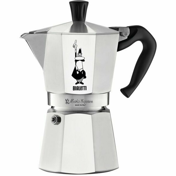 Cafetera De Aluminio De 6 Tazas Para Estufa De Cocina
