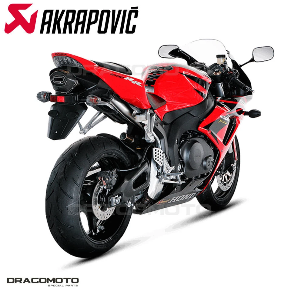 HONDA CBR 1000 RR 2006-2007 Pot échappement AKRAPOVIC Titane S-H10SO5T-HWC - Photo 3/4
