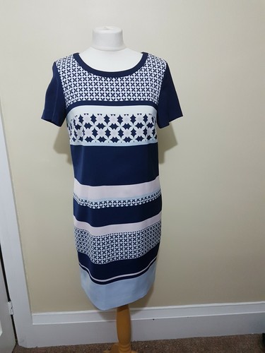Hu0026M Blue dress Retro Vintage style Size 10 | eBay