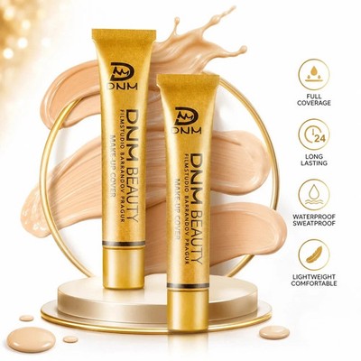 DNM Make-up Tattoo Cover Up flüssige Haut Narbe Foundation wasserfester Concealer UK