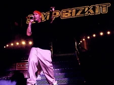 Fred Durst of Limp Bizkit during Limp Bizkit "Family Values" Tour - Old Photo 5