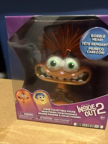 Inside Out 2 Anxiety Bobble Head Collectible Figure New Sealed