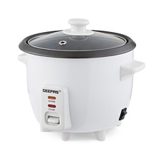 Geepas Rice Cooker, 0.6L | Electric Rice Cooker with Keep Warm Function, Automat