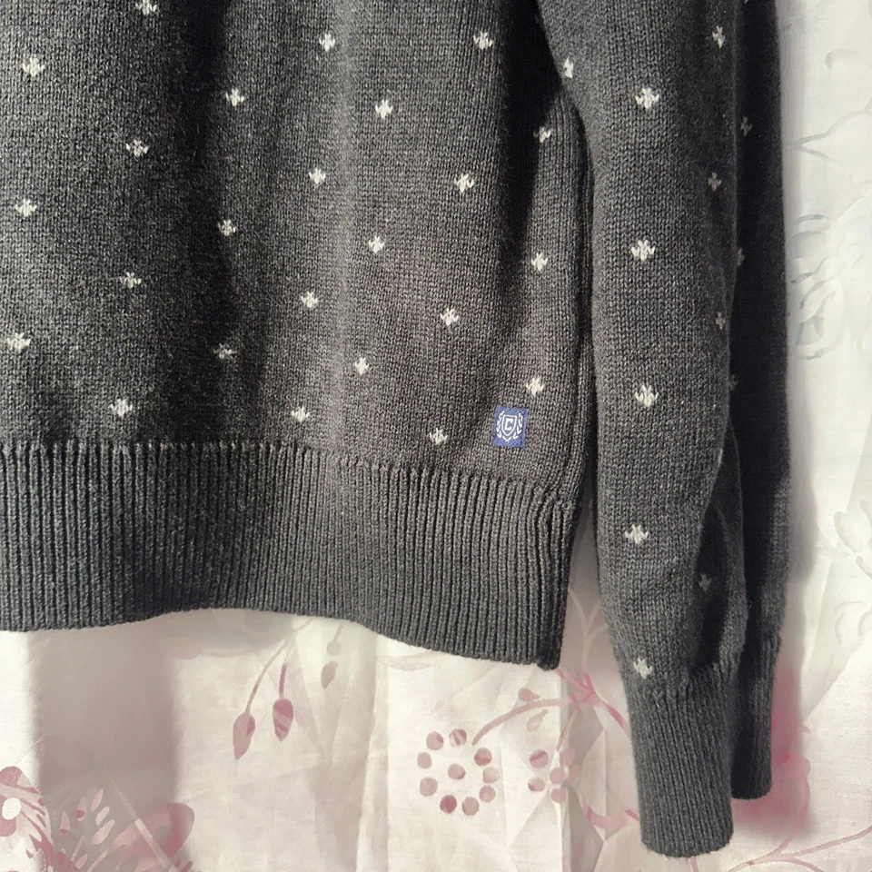 CHAPS Moose Christmas Sweater S Men’s Snowflake Winter Unisex’s - Image 3 of 4