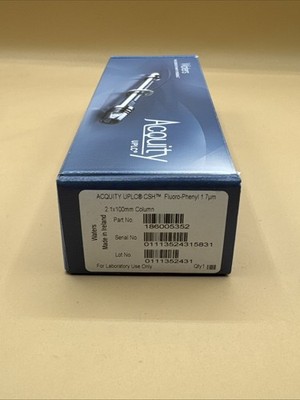 Waters Acquity UPLC CSH Fluoro-Phenyl Column, 1.7 µm, 2.1 mm X 100 mm 186005352