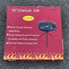 18” Portable Charcoal Grill BBQ Cooker Camping Patio Tailgating Inch