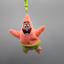 Patrick Star from SpongeBob SquarePants TY Beenie Baby Plush Keyring Clip 2006