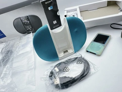 Sony Walkman NW-S754K Blue MP3 Digital Media Player Speaker Dock Box Bundle - Image 1 of 4