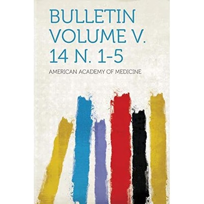 Bulletin Volume V. 14 N. 1-5 - NEW American Academ 2013