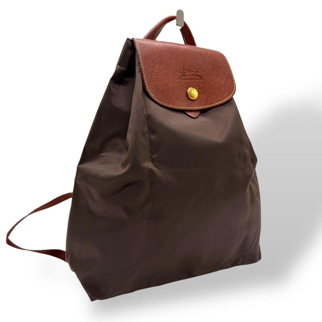 Longchamp Pliage Backpack Drawstring Nylon Eco Ba… - image 21