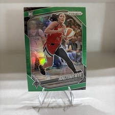 Panini Prizm WNBA 2025 Aaliyah Nye Green Prizm Rookie #15 Las Vegas Aces
