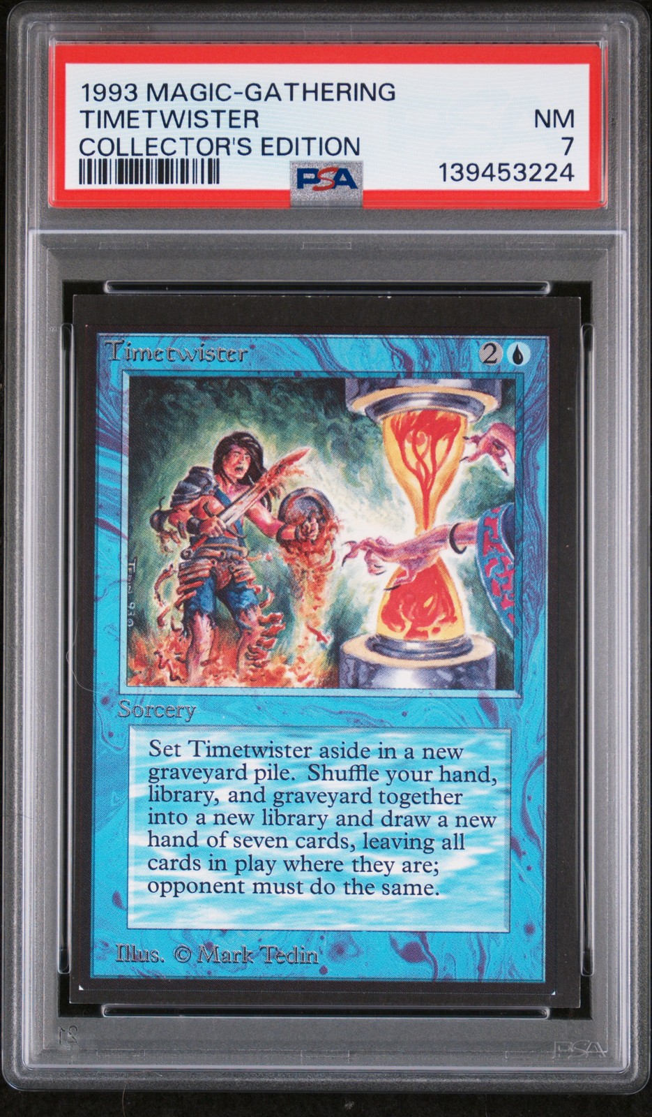 1993 MTG COLLECTORS' ED TIMETWISTER PSA 7