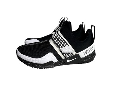 NIKE MENS METCON SPORT BLACK WHITE Size 7 AQ7489-007 NWOB