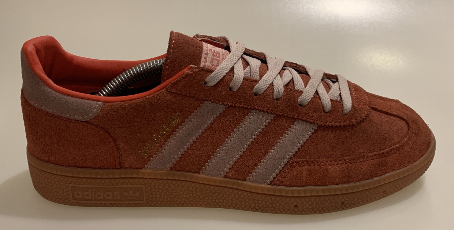 SAOLA Scarpe da ginnastica donna Adidas Handball Sonder RED PINK GOMMA SUOLA UK 6 OASIS RETRO 90S