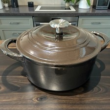 Tramontina Enameled Cast Iron Dutch Oven 4 Qt Brown/Black w Lid