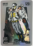 2026 Bo Jackson Battle Arena Air Ace Bailey RC Silver Battlefoil Steel #SBF-85