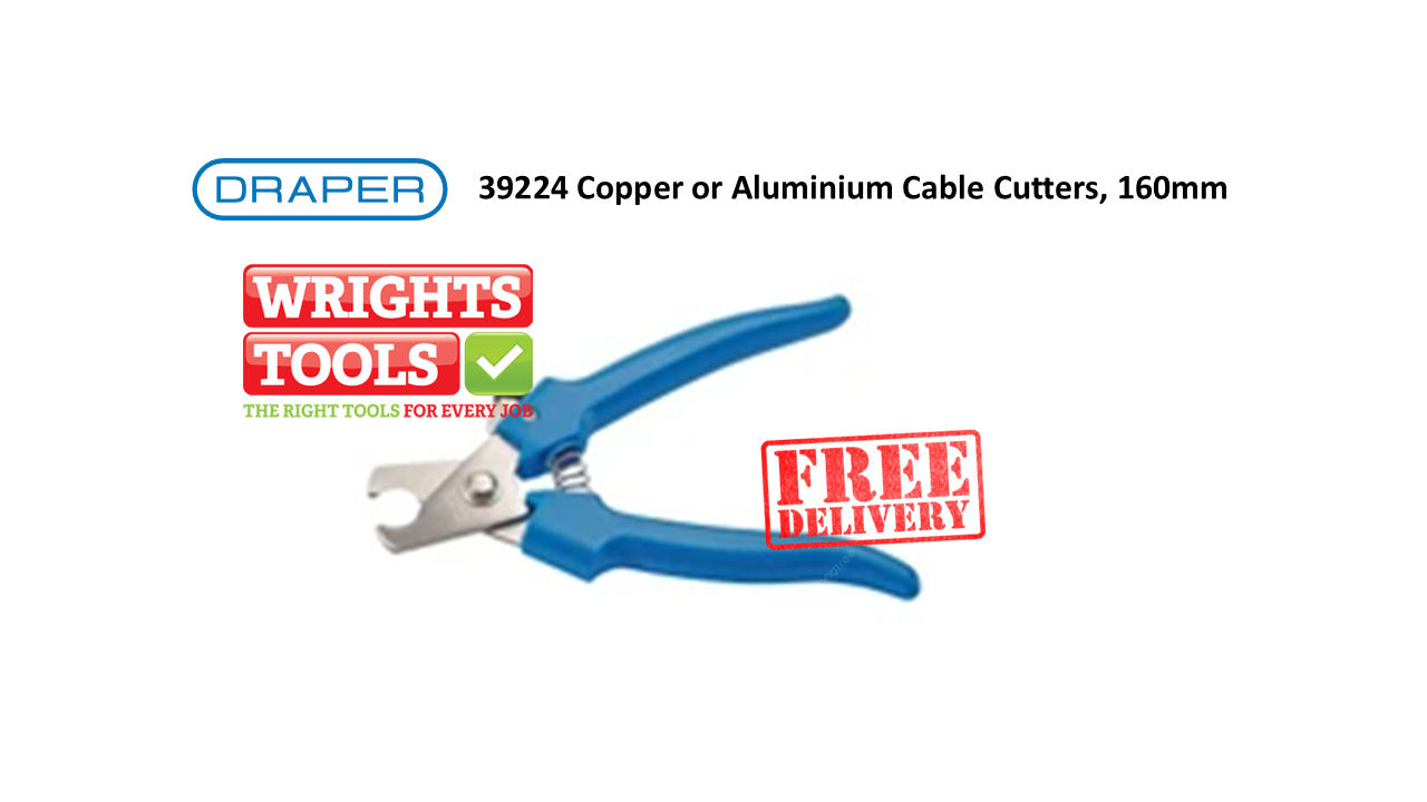 Draper 39224 Expert 160mm Copper Or Aluminium Cable Cutter
