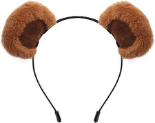 Brown Bear Ear Headband Chipmunk Ears Halloween Costume Accessories Cosplay Part