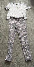 Munki Munki Star Wars Slumber Grogu Baby Yoda Pajama Set Women s Size Small