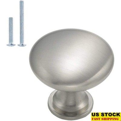 30 Pack Satin Nickel Cabinet Knobs Zinc Alloy Hardware Drawer Pulls Dresser New