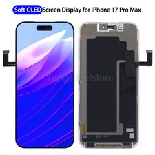 US Soft OLED Display LCD Touch Screen Replacement Assembly For iPhone 17 Pro Max