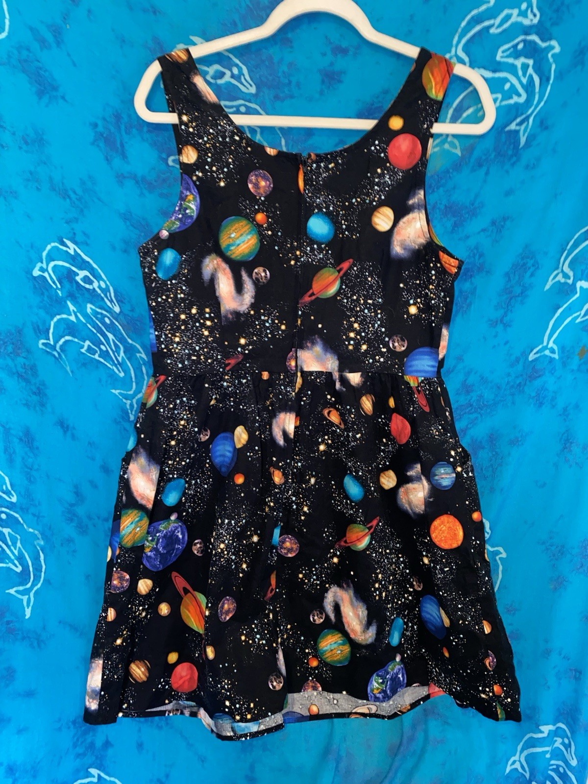 Retrolicious Bright Outer Space Planets Star Blac… - image 4