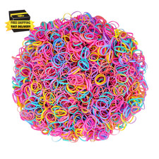 3200 Pcs Elastic Rubber Bands Small Hair Ties Hair Rubber Mini Hair Bands Hair E
