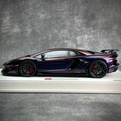 SUPER RARE Eidolon Make Up 1/18 Lamborghini Aventador SVJ Blu Hal
