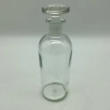 Antique MGW Pharmacy/Apothecary Medicine Glass Bottle Decanter Wheaton Glass Co.