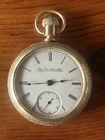 1890 Elgin Grade 43 Open Face Pocket Watch, 18s, 11j, Working #4098732
