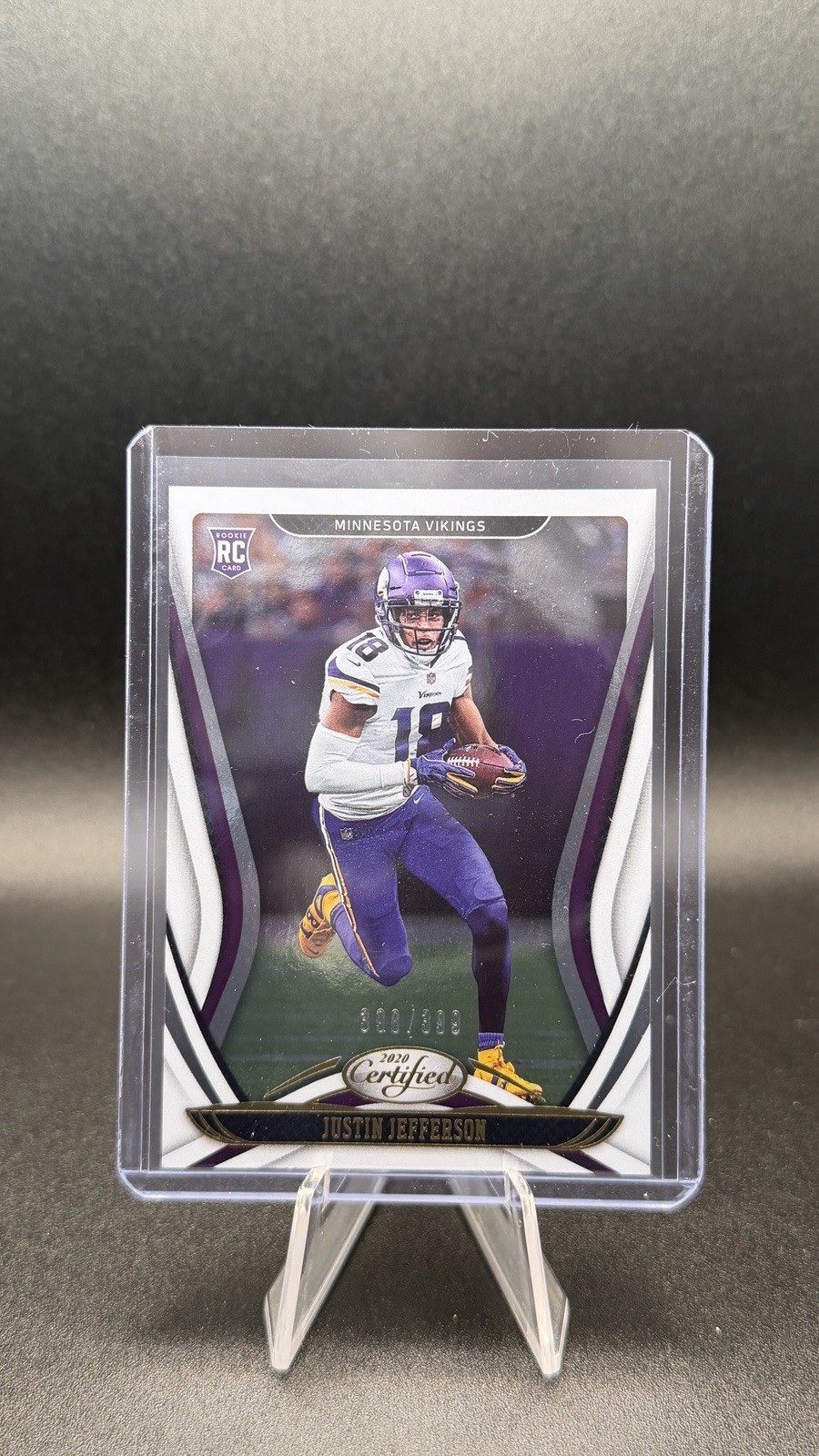 2020 Panini Certified Justin Jefferson RC Rookie # /399 Vikings ROY GOAT