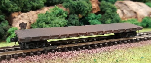 * N Gauge * Kadee * GN Great Northern 50' Flatcar No.65001 * BOXED * 44010i * | Zustand: Used