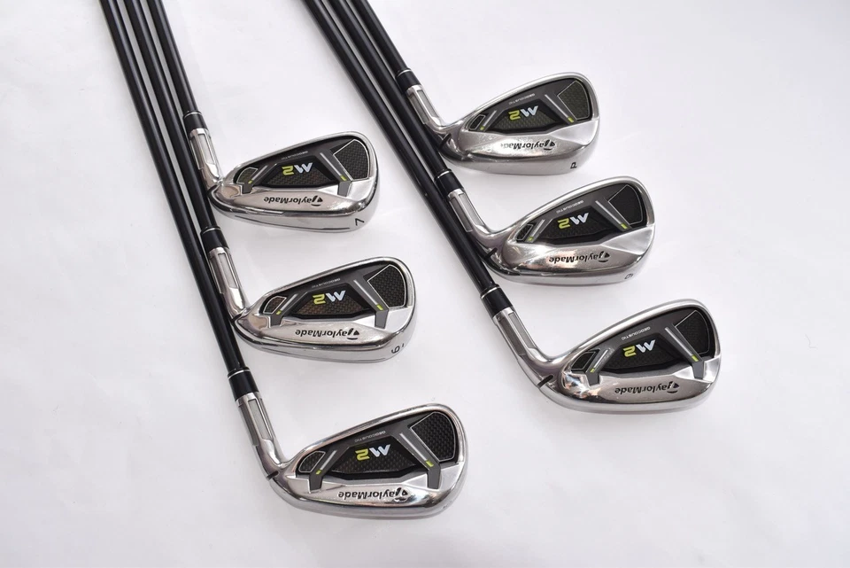 6pcs TaylorMade M2 Iron Set 5-6-7-8-9-PW Flex Regular TM7-217 RH Irons Japan - Image 3 of 4
