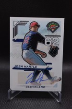 Josh Hartle Auto 2025 Panini Prospect Edition Silver Prizm Cleveland Guardians