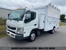 2014 Mitsubishi Fuso Canter FE125 Duonic Utility Work Truck