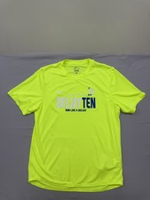 T-shirt da corsa Nike Dri-FIT giallo fluo da uomo taglia S