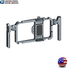 Universal Handheld Phone Cage Video Rig Stabilizer W/Adaps-Iphone 17 Pro Max US