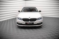 Maxton Design Frontlippe V.2 Passend FüR BMW 5Er G30 / G31 Schwarz Hochglanz