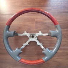 Wood combination steering wheel