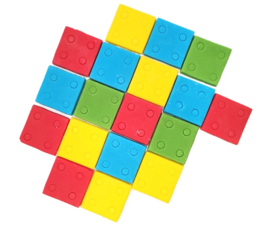 Cake set blocks karate people tiles - Image 4 of 4