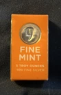 5 oz Cast-Poured Silver Bar - 9Fine Mint