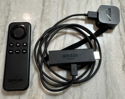 Amazon Fire TV Stick 1st Gen W87CUN CE0700 with Remote, Cable, and Charger 1080p
