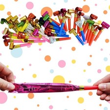 Ram® 40 Pack Kids Birthday Party Wedding Party Blowers Fun Party Whistles