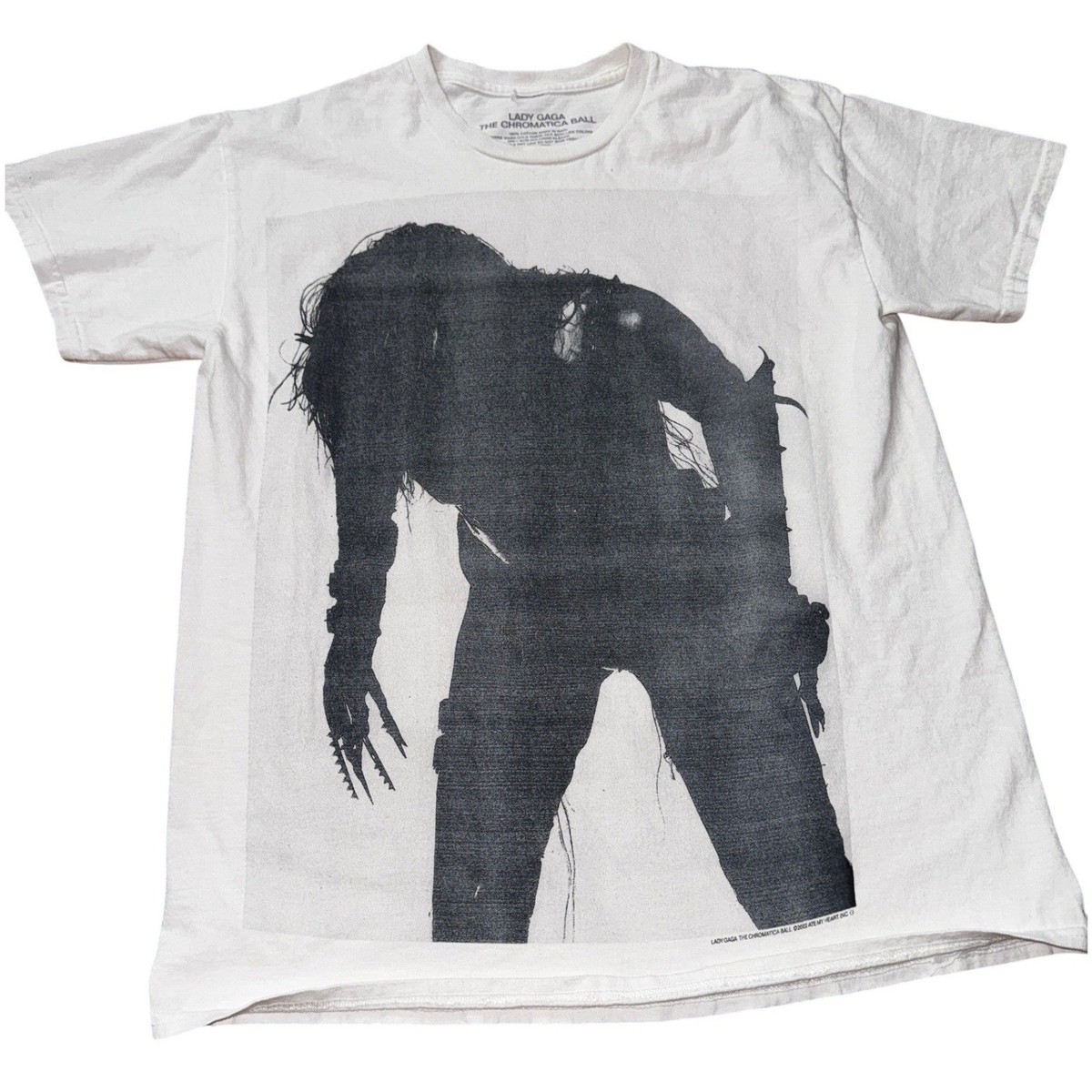Lady Gaga ☆The Chromatica Ballツアー Tシャツ Lady Gaga The Chromatica Ball 2022 Tour Concert T-Shirt White Pink