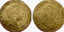 1899A German States PRUSSIA .9000 SILVER 5 Mark KM# 523
