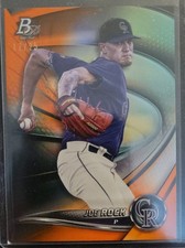 2022 Bowman Platinum - Top Prospects Joe Rock #TOP-63 Orange  12/25 (RC)
