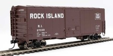 Walthers Mainline HO 45045 Rock Island RI 40' ACF Welded Boxcar Freight Car