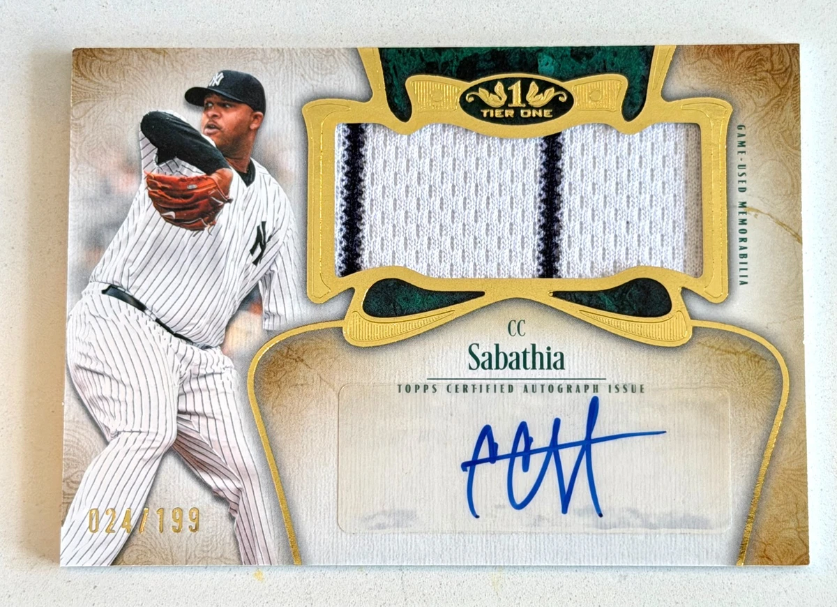 Major Leagues Baseball MLB) (CC Sabathia Serial Numbered Sports 
